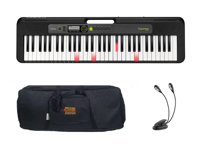 Imagem de Teclado Casio Casiotone LK-S250 Com Capa e Luminária Kit