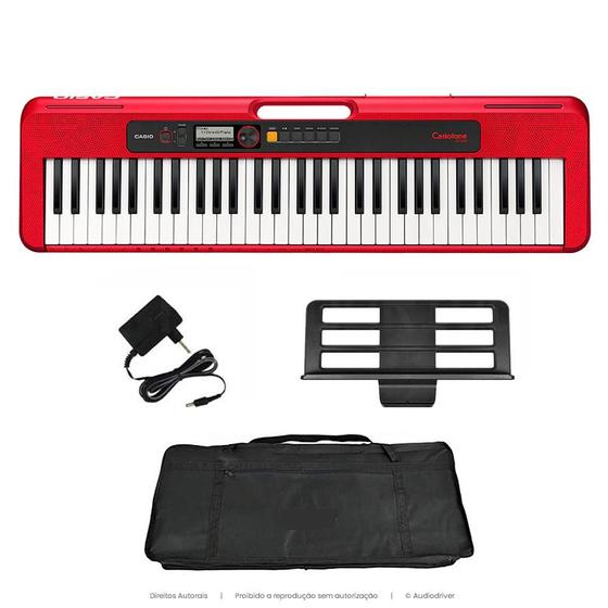 Imagem de Teclado Casio CT-S200-Bag Casiotone Vermelho + Bag Exclusiva