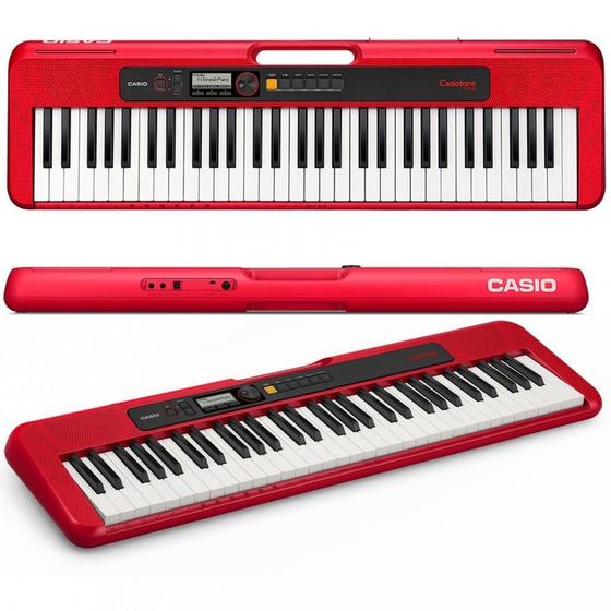 Imagem de Teclado Casio CTS200RD Casiotone Vermelho