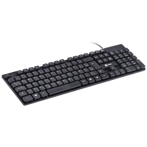 Imagem de Teclado Chocolate Usb Dynamic Abnt2 1.8M Preto - Dt160