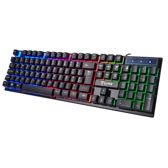 Teclado Com Fio Jungle Cl-Tj8313 Preto Membrana 1,5M Clanm Imagem de Teclado Com Fio Jungle Cl-Tj8313 Preto Membrana 1,5M Clanm
