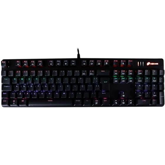 Imagem de Teclado com Fio USB Gamer Mecânico Typhoon TC606 - Oex