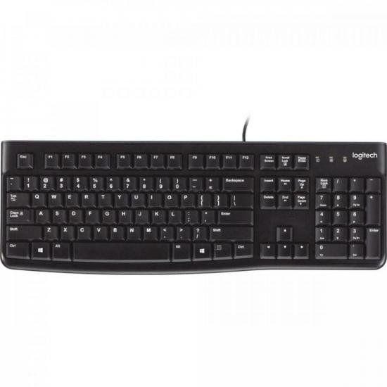 Imagem de Teclado com fio USB K120 Preto LOGITECH