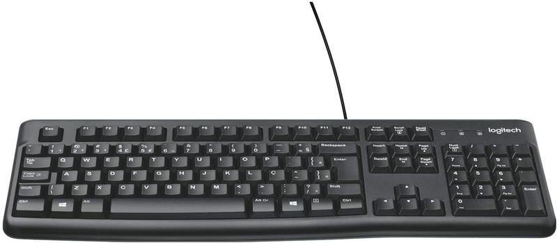 Imagem de Teclado Com Fio Usb Logitech K120 Resistente Respingos Abnt2
