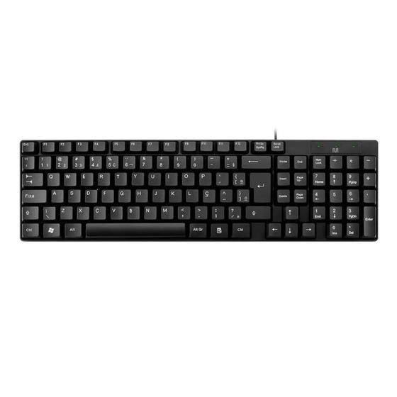Imagem de Teclado Compacto TF100 Com Fio 120cm Preto Multi