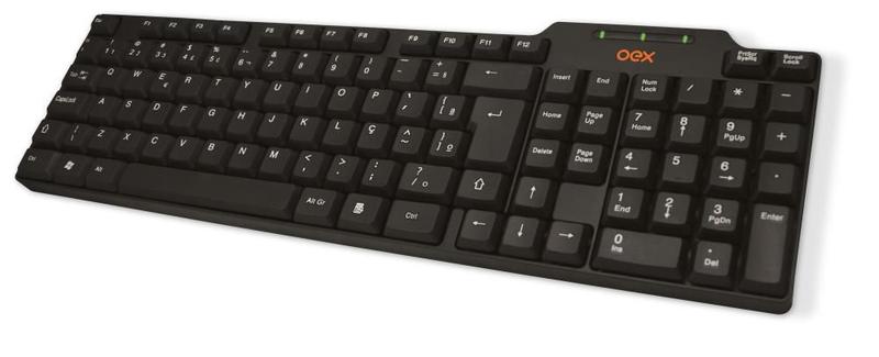 Imagem de Teclado Conexão Multimidia Usb Oex Tc10 Preto