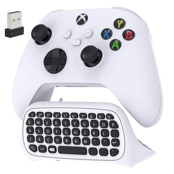 Imagem de Teclado Controlador De Jogo Sem Fio Com Receptor USB E Conector De Áudio De 3,5mm Para Xbox Series