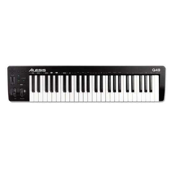 Imagem de Teclado Controlador MIDI 49 Teclas Alesis Q49 MKII