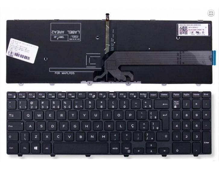 Imagem de Teclado Dell Inspiron 15-3000 Series I15 Br Retroiluminado