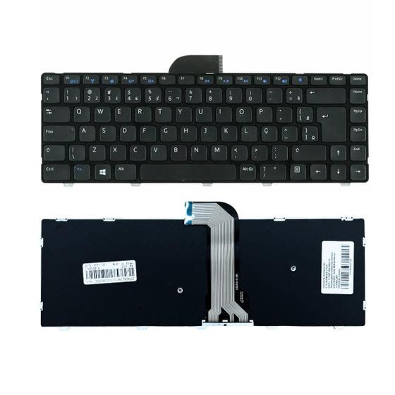 Imagem de Teclado Dell Inspiron 3421 5421 Br Com Ç Nsk-l90sw