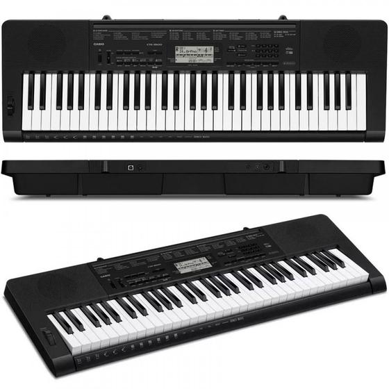 Imagem de Teclado Digital Casio CTK-3500 BK 61 Teclas
