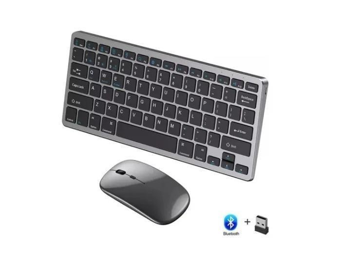 Imagem de Teclado E Mouse Bluetooth E Wireless