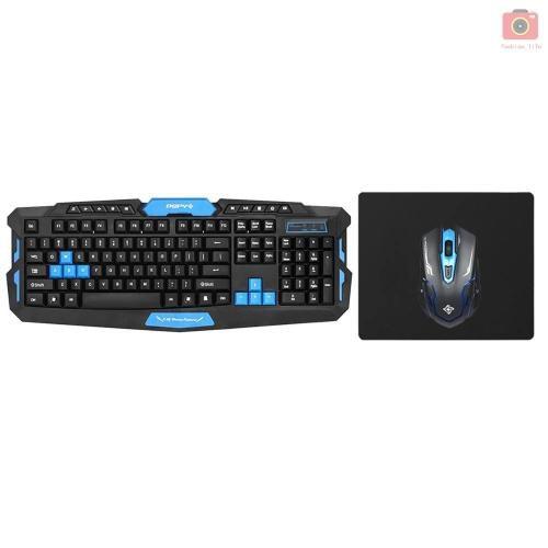 Imagem de Teclado E Mouse Kit Gamer Sem Fio Wireless 1600 Dpi Hk8100