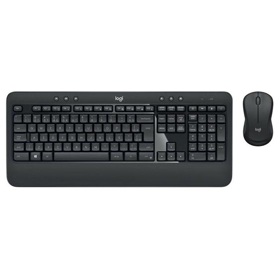 Imagem de Teclado e Mouse Logitech MK540 Advanced Sem Fio Multimídia Tecnologia Unifying Cinza ABNT2 -