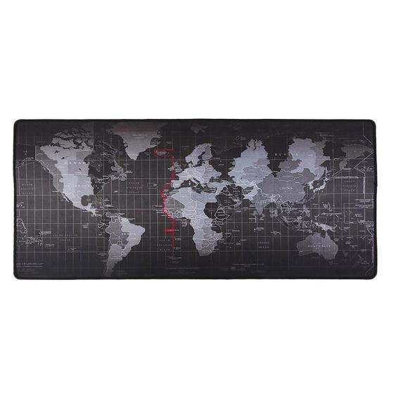 Imagem de Teclado e mouse pad World Map Antiderrapante Extended Large