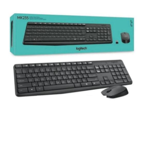 Imagem de Teclado e Mouse S/Fio Wireless Mk235 Logitech