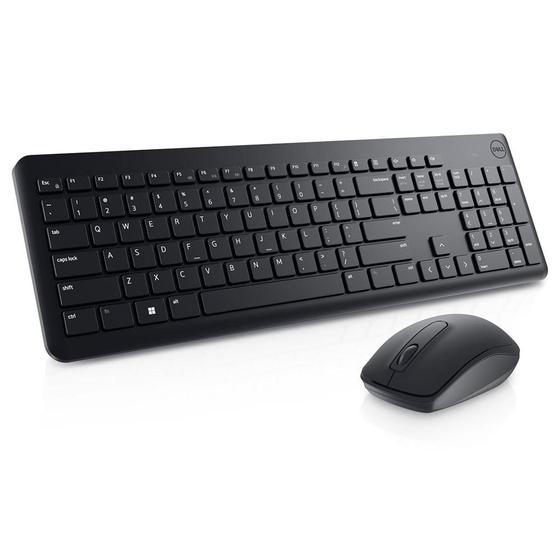 Imagem de Teclado e Mouse Sem Fio Dell KM3322W, USB, ABNT2, Preto - 580-BBBB