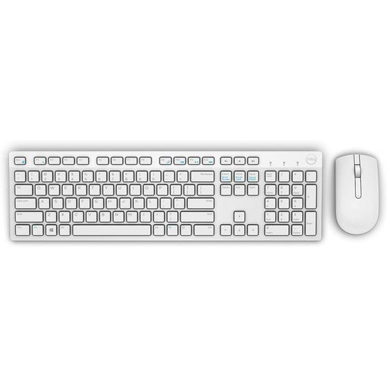 Imagem de Teclado e mouse sem fio Dell - KM636 (branco)