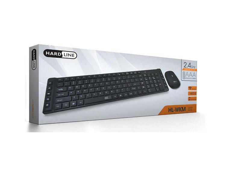 Teclado E Mouse Sem Fio Hardline Hl-Wkm Multimidia Laterais 1442 é boa?