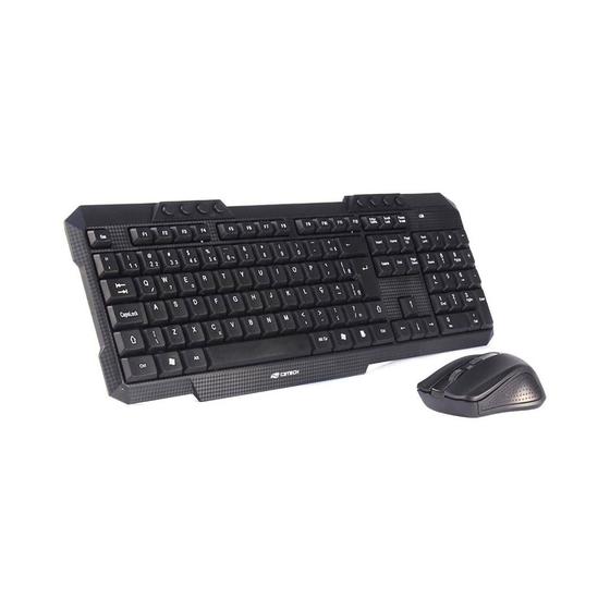 Imagem de Teclado e Mouse Sem Fio K-W10 - C3Tech