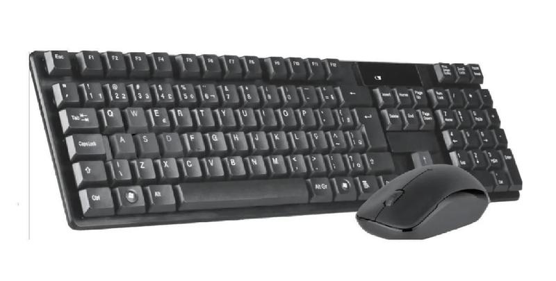 Imagem de Teclado E Mouse Sem Fio Knup Pc Notebook Tv Game Wireless