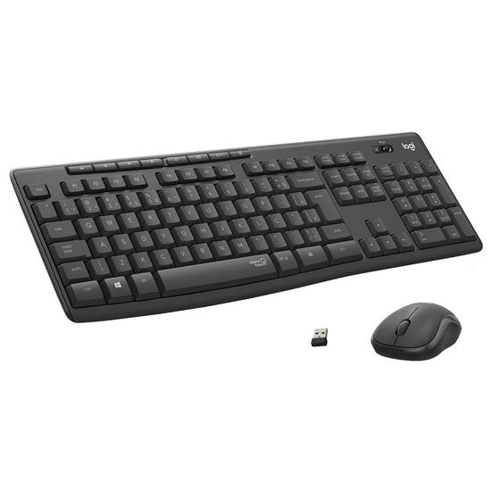 Imagem de Teclado e Mouse sem fio Logitech MK295 com Digitação e Clique Silencioso, Conexão USB, Pilhas Inclusas e Layout ABNT2 - 920-009793