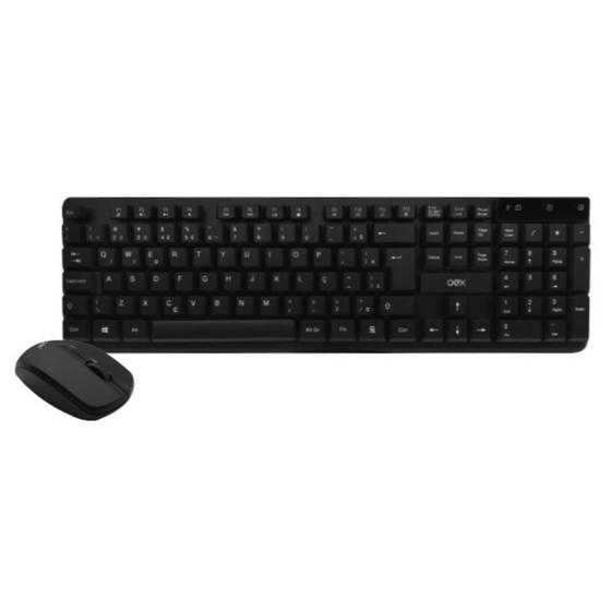Teclado E Mouse Sem Fio Oex Work Tm408 Preto Abnt2 Menor preço em Teclado E Mouse Sem Fio Oex Work Tm408 Preto Abnt2