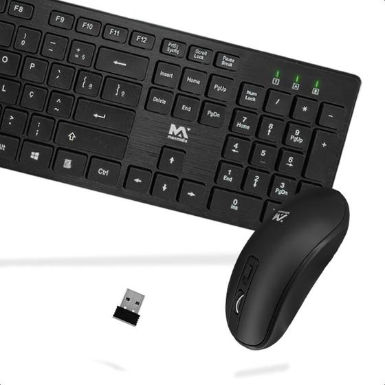 Imagem de Teclado E Mouse Sem Fio USB Wireless 2.4ghz Computador, Notebook in XP. 7.8.10, Mac 1600dpi