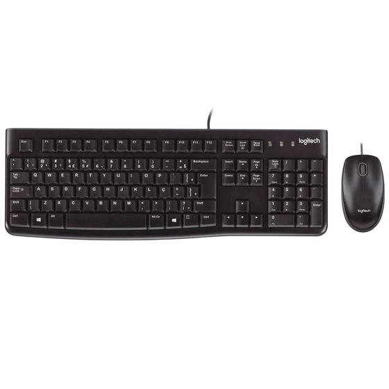 Teclado e Mouse USB MK120 - Logitech Menor preço em Teclado e Mouse USB MK120 - Logitech