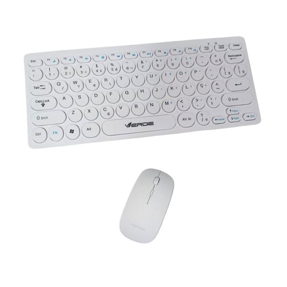 Imagem de Teclado E Mouse Wireless Para Tab Galaxy A7 Lite T220 / T225