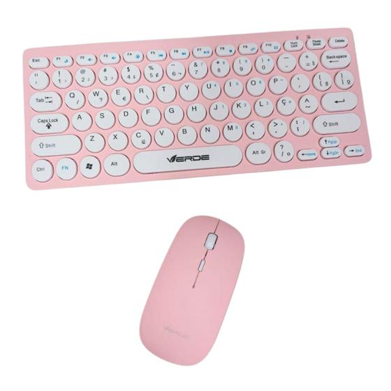 Imagem de Teclado E Mouse Wireless Sem Fio Para Tablet Motorola Tab G7