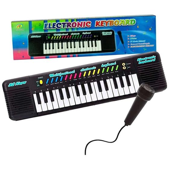 Imagem de Teclado Eletrônico Musical Infantil Piano