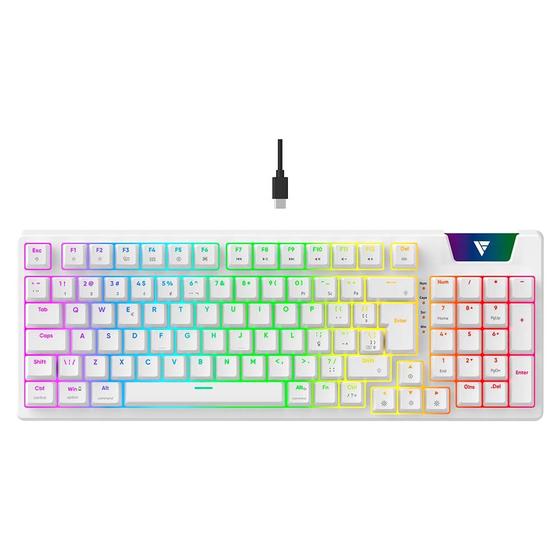Imagem de Teclado force one atlas pro hotswap rgb modelo tkl 60% switchs huano red - fr.tc.ap.01
