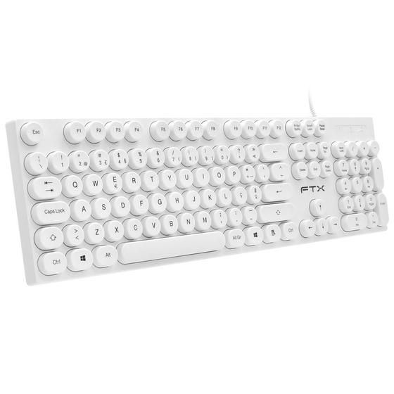 Imagem de Teclado FTX FTXK22 Portugues USB Branco