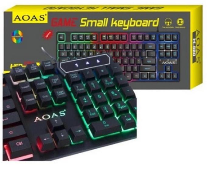 Imagem de Teclado Game Small Keyboard AOAS USB M880