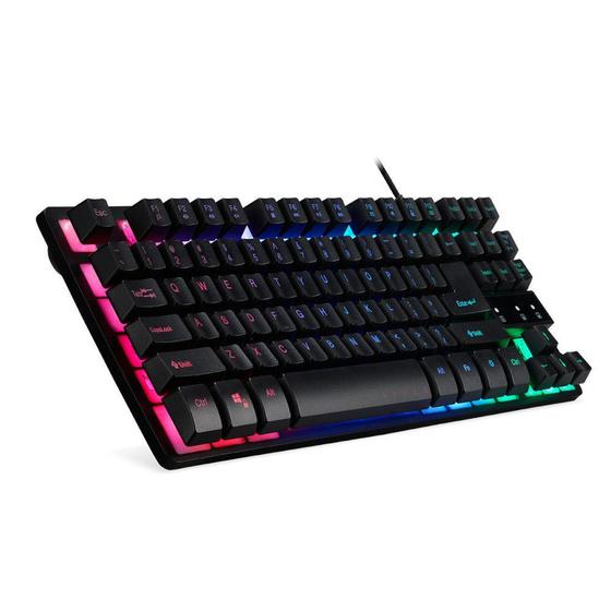 Imagem de Teclado Gamer Acer Nitro TKL RGB Membrana ABNT2 USB - NKW120