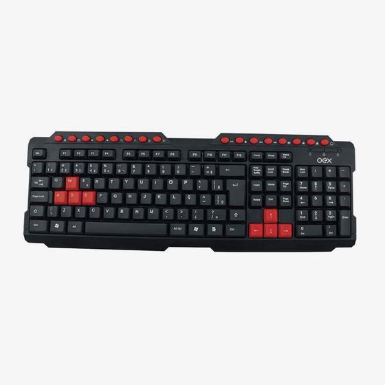 Imagem de Teclado Gamer Action Multimídia Com Fio - OEX  TC200