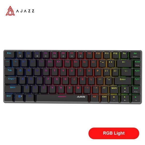 Imagem de Teclado Gamer AJAZZ AK33 - Com Fio e Bluetooth