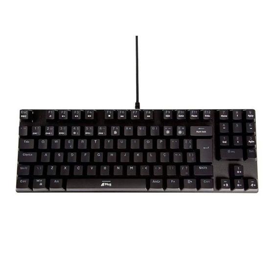 Imagem de Teclado Gamer APlus Tech Barak Rainbow Mecânico ABNT2 Switch Outemu Red - AP-KB-3996