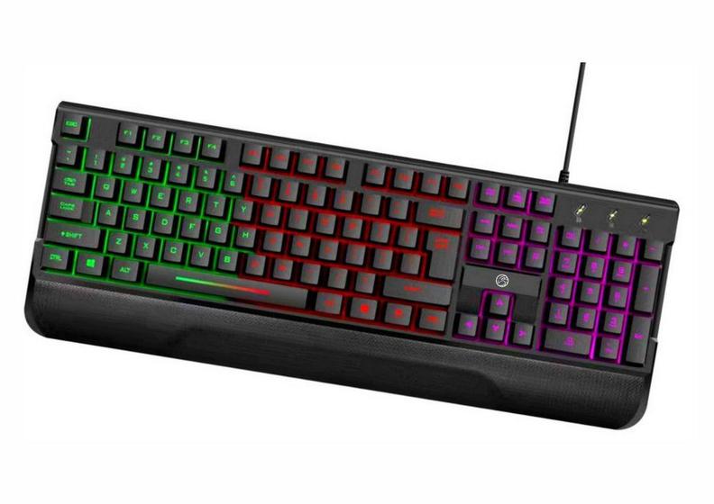 Imagem de Teclado Gamer BrazilPC K7038 ABNT2 com Iluminação RGB