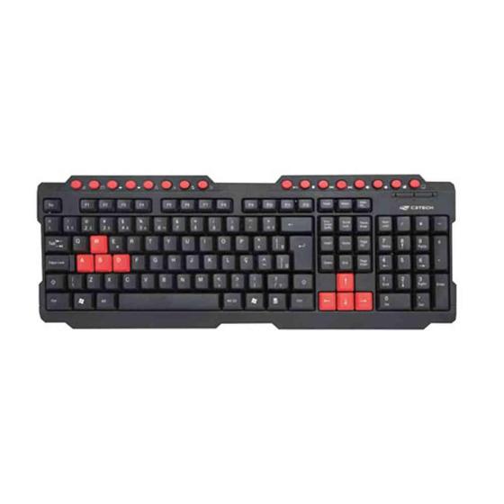 Teclado Gamer C3Tech KG-10BK Multimídia USB ABNT2 Menor preço em Teclado Gamer C3Tech KG-10BK Multimídia USB ABNT2
