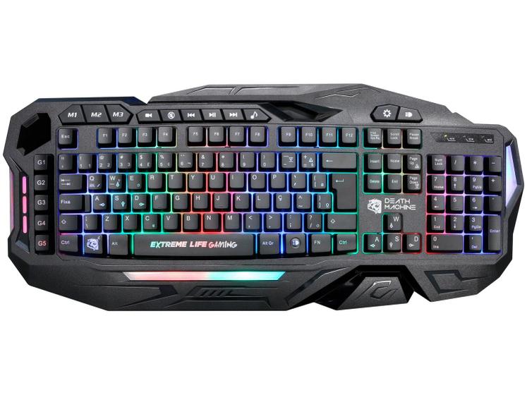 Teclado Gamer ELG Death Machine USB ABNT Menor preço em Teclado Gamer ELG Death Machine USB ABNT