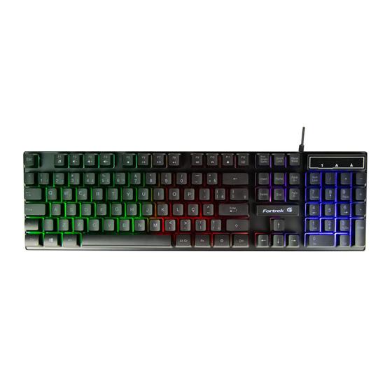 Imagem de Teclado gamer fortrek c/ fio blackfire new - ref.75857