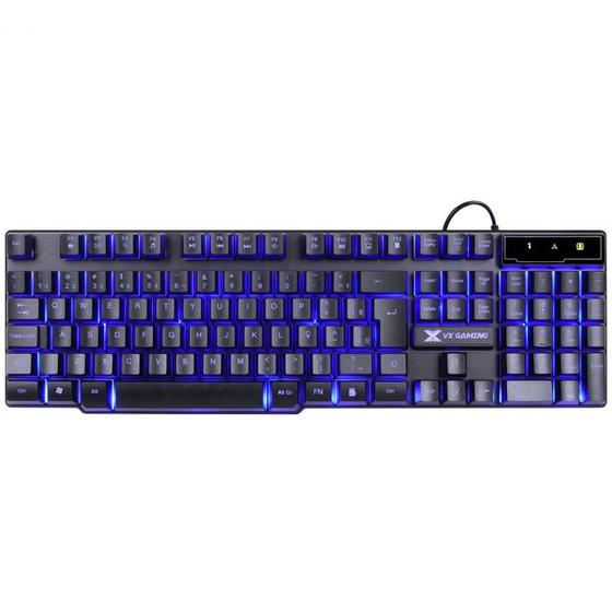 Imagem de Teclado Gamer Hydra 107 Teclas + 12 Multimídia com led Azul Sensação Tecla Mecanica - GT700