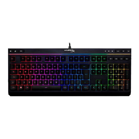 Imagem de Teclado Gamer HyperX Alloy Core RGB Membrana Anti-Ghosting 4P4F5A2