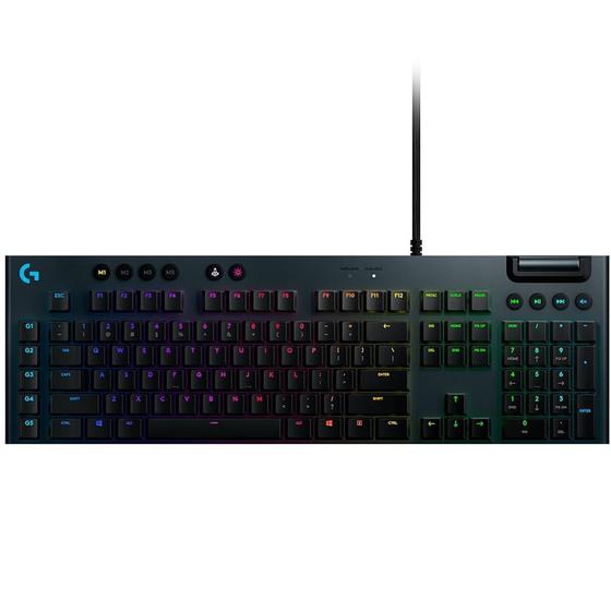 Teclado Gamer Logitech G815 Rgb Usb Switche Gl Tactile Menor preço em Teclado Gamer Logitech G815 Rgb Usb Switche Gl Tactile