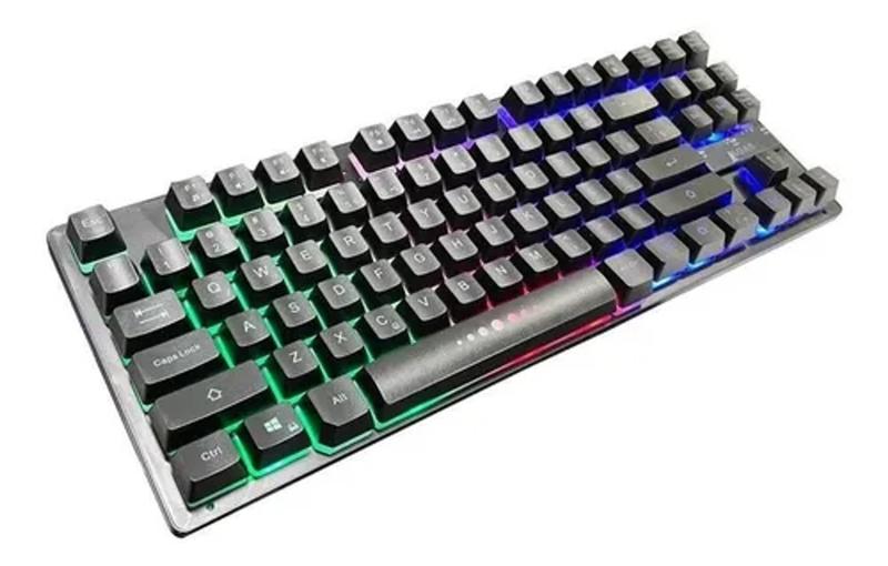 Imagem de Teclado Gamer Mecanico Aoas, Abnt Preto.