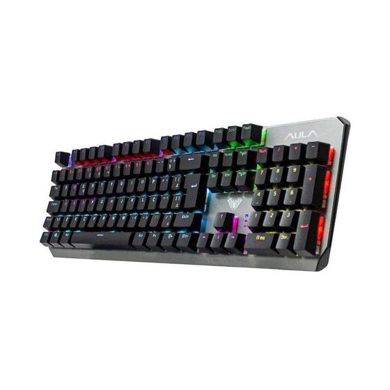 Imagem de Teclado Gamer Mecânico Aula F2066-II com Fio