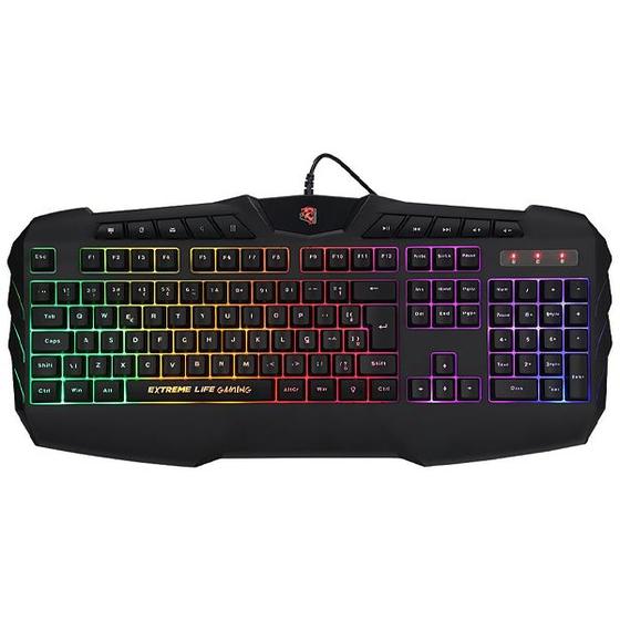 Imagem de Teclado Gamer Mecanico Elg Pulse Fire TGHMPF Portugues USB com Backlight - Preto