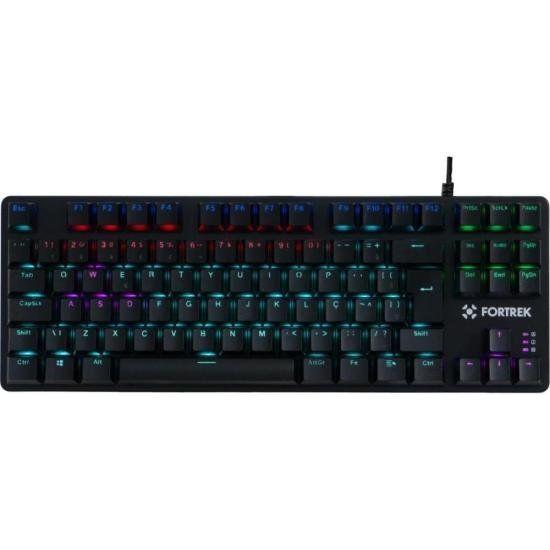 Imagem de Teclado Gamer Mecânico Fortrek Black Hawk Compact Rainbow